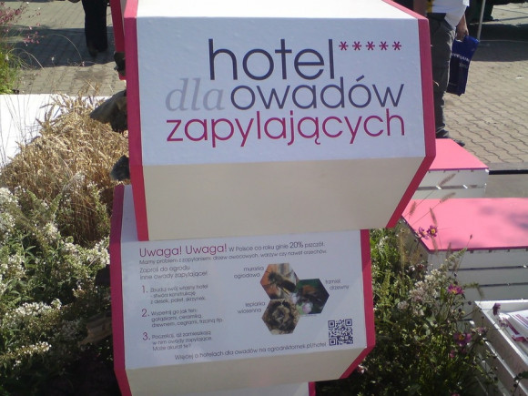 Hotel dla owadów zapylajacych