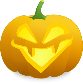 pomysł na lampion z dyni na Halloween fot. OpenClips Pixabay