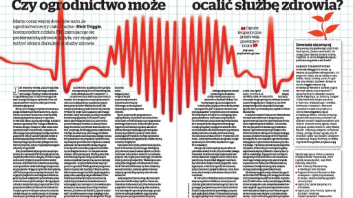 Czy ogrodnictwo może ocalić słuzbę zdrowia?