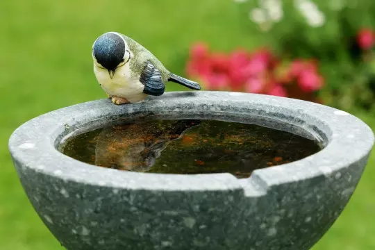 rzeźba ogrodowa - ptak fot. fotoerich - Pixabay.com