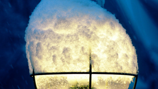 Lampy solarne zimą