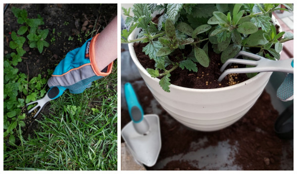 spulchnianie podłoża - pazurki GARDENA city gardening