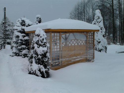 Altana zabezpieczona na zimę, fot. marek.kono