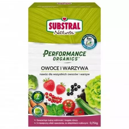 OWOCE I WARZYWA nawóz granulowany Performance Organics