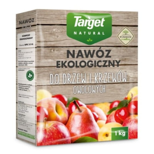 Nawóz ekologiczny do drzew i krzewów owocowych Target Natural, Sklep ZielonyOgrodek pl