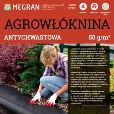 Czarna agrowłóknina do ściółkowania