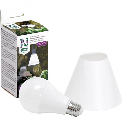 Lampa LED E27 z abażurem do oświetlenia roślin