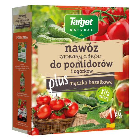 Nawóz z mączką bazaltową do pomidorów i ogórków