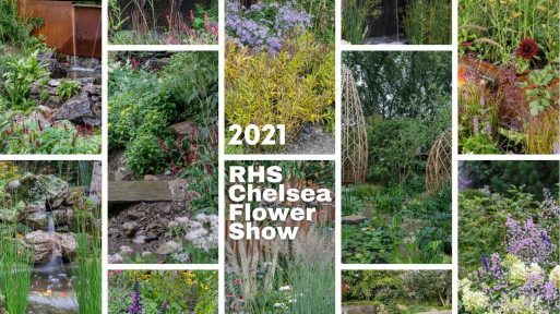 14 nagrodzonych ogrodów pokazowych na wystawie Chelsea Flower Show 2021