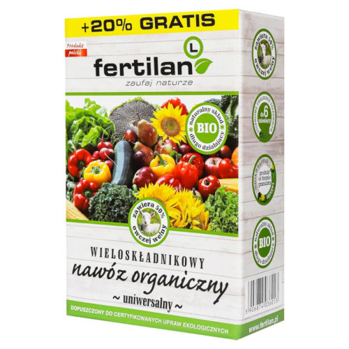 Fertilan Nawóz Organiczny Uniwersalny, Sklep ZielonyOgrodek pl