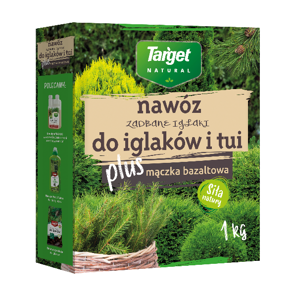 Nawóz z mączką bazaltową do iglaków i tui