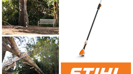 Podkrzesywarka akumulatorowa do przycinania gałęzi drzew | STIHL