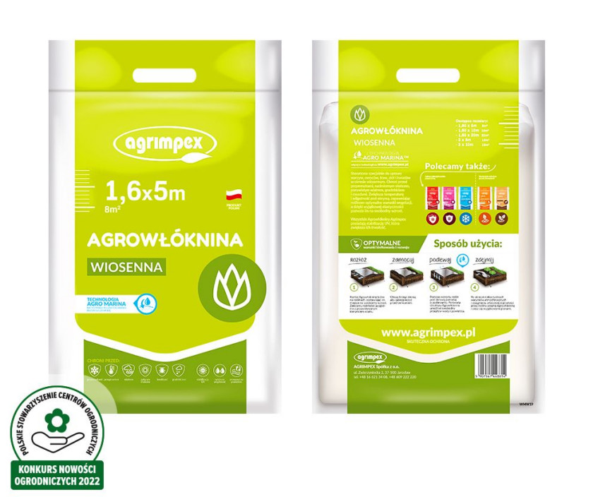 Polecane produkty | Miejsce pierwsze - Agrowłóknina wiosenna z technologią Agro Marina