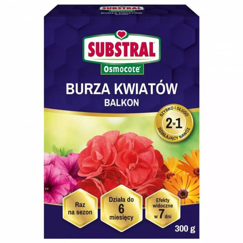 SUBSTRAL Osmocote 2w1 Burza Kwiatow