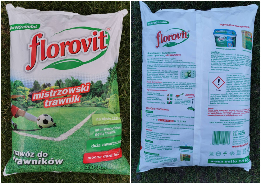 Mistrzowski Trawnik Florovit worek 10 kg