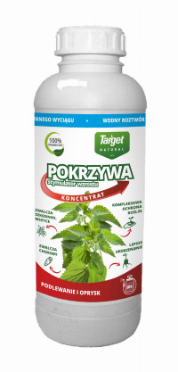 Preparat z pokrzywy - nawóz stymulator wrostu do podlewania i oprysków