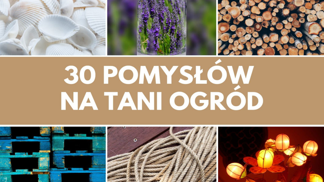 30 pomyslow na tani ogrod