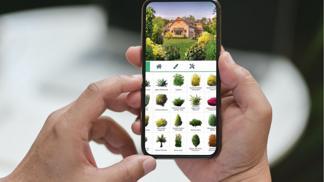 Projektowanie ogrodu na telefonie komórce smarftonie - ZA DARMO