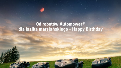 #HappyBirthdayCuriosityRover! – zobacz, jak Roboty Automower® uczciły urodziny łazika Curiosity