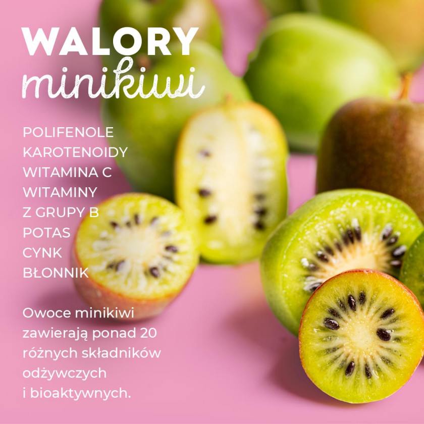 Minikiwi jest zdrowe - walory