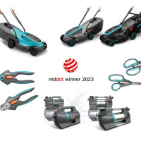 GARDENA uhonorowana trzema nagrodami | Red Dot Design Awards 2023