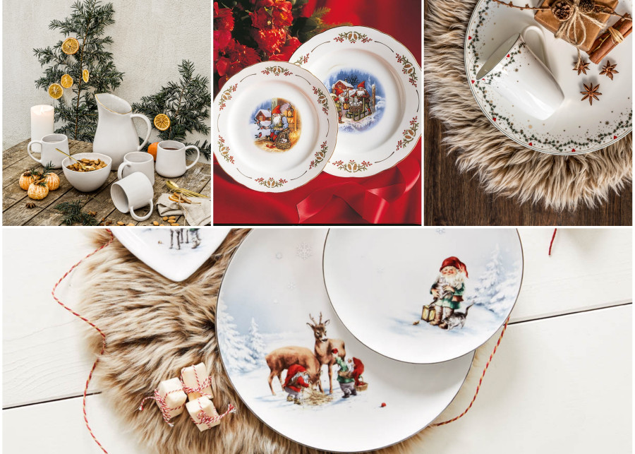 Świąteczny stół ze złotym akcentem w skandynawskim stylu | Dlaczego kolekcje Fyrklövern podbijają nasze sera