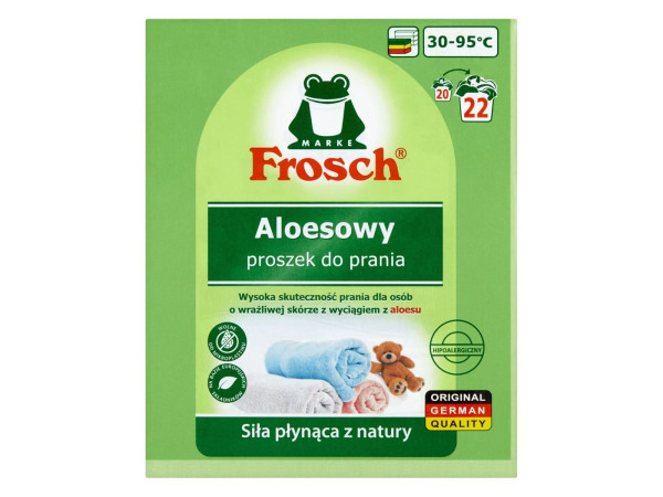 Proszek do prania tkanin aloesowy, Frosch