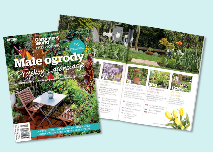 Wydanie specjalne magazynu Gardeners' World Edycja Polska - Małe ogrody projekty i aranżacje