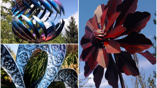 Szukasz oryginalnej ozdoby do ogrodu i kochasz naturę? Te rzeźby grają i tańczą na wietrze