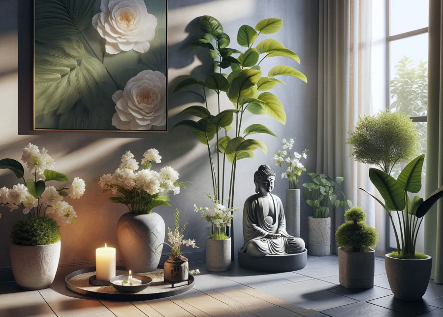 Sztuczne kwiaty w domu, a sztuka  Feng Shui. Czy burzą harmonię?