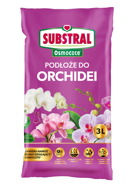 Substral - Gotowe podłoże do orchidei z długodziałającym nawozem Osmocote