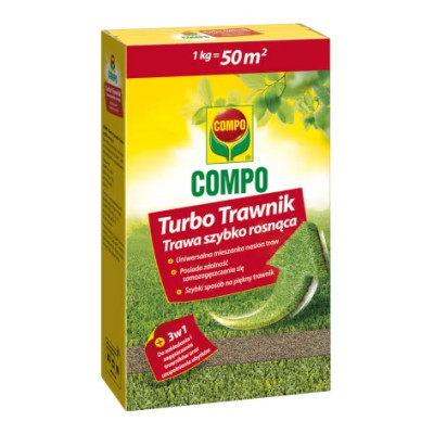 COMPO Turbo Trawnik Trawa szybko rosnąca