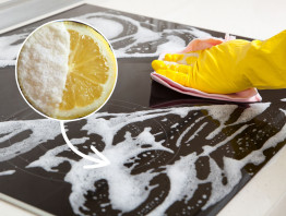 Jak oczyścić brudną płytę indukcyjną? Posyp...