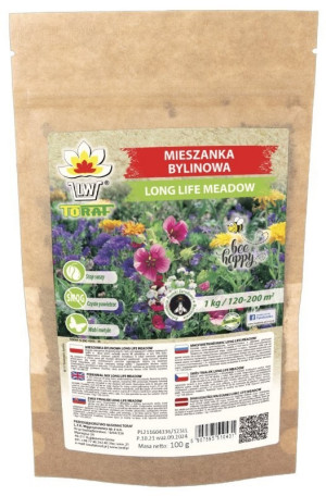 Mieszanka bylinowa LONG LIFE MEADOW - nasiona na łąkę