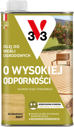 Olej do mebli ogrodowych o Wysokiej Odporności V33