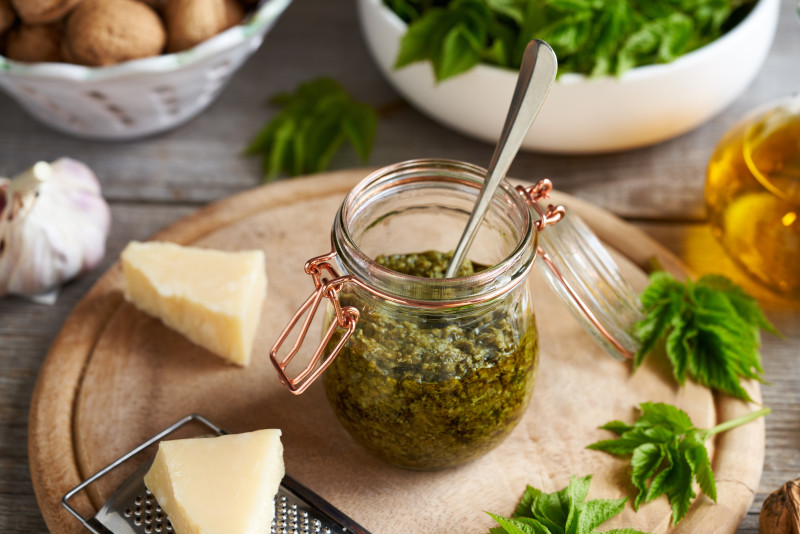 Pesto z podagrycznika