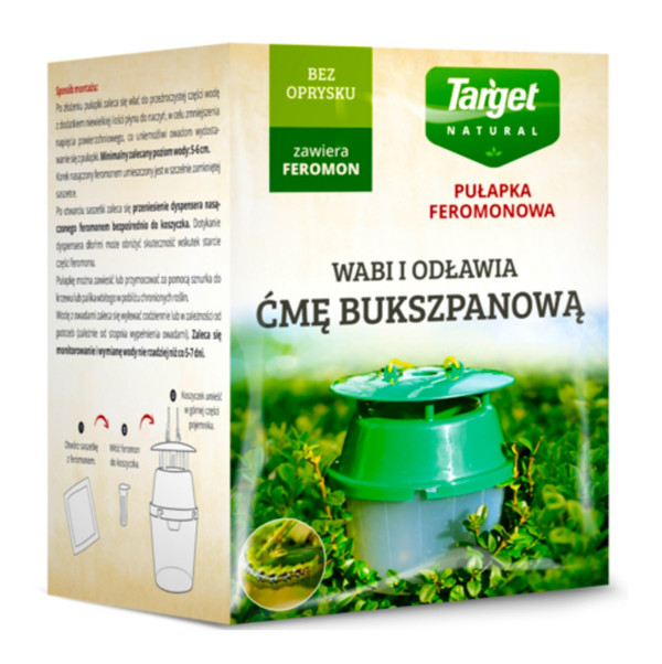 Pułapka feromonowa na ćmę bukszpanową