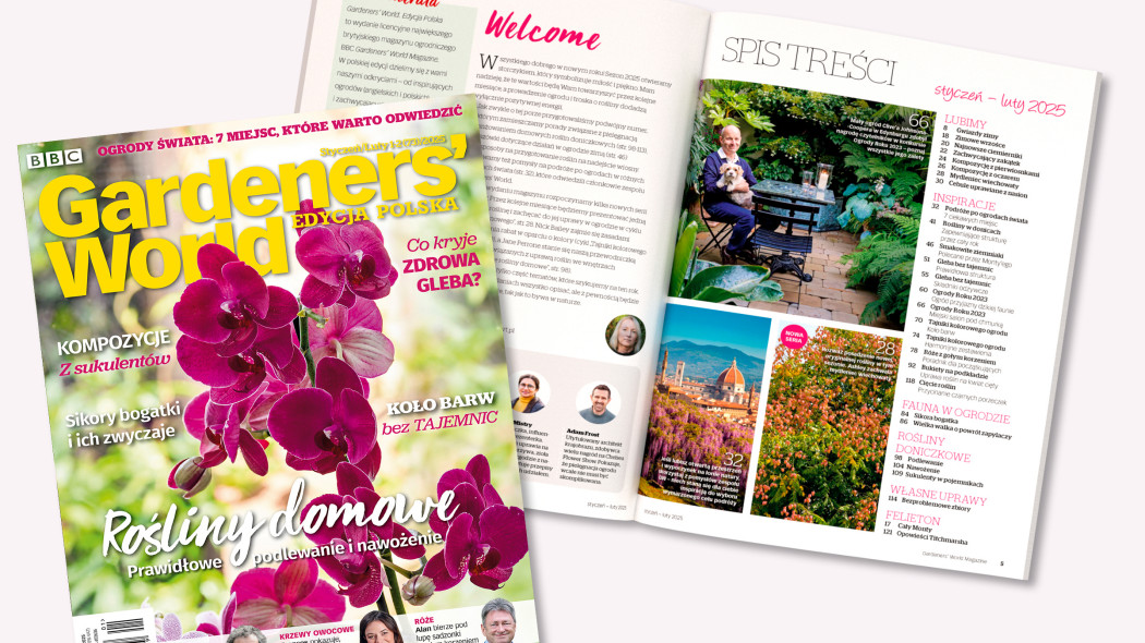 nowy numer Gardeners' World Polska 1-2/2025