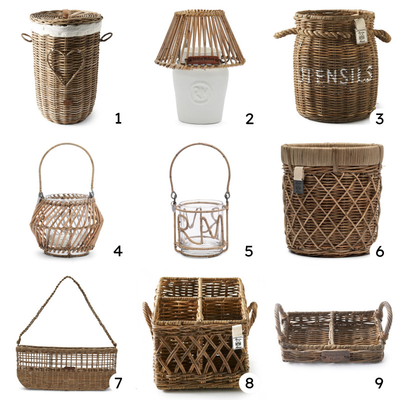 Dekoracje rattanowe od Lovely Baskets