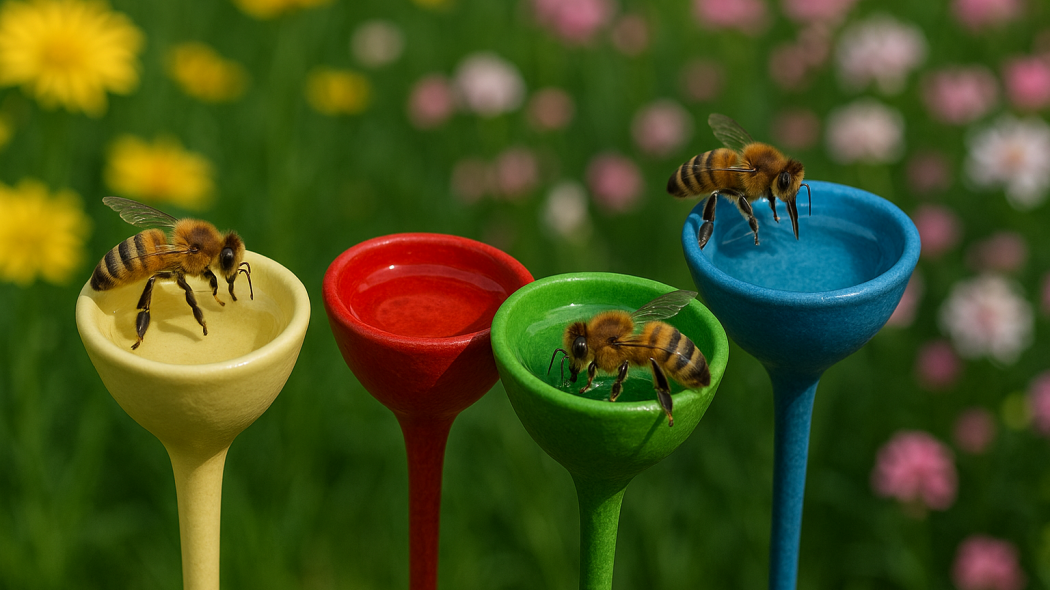 bee cups - poidełka dla pszczół