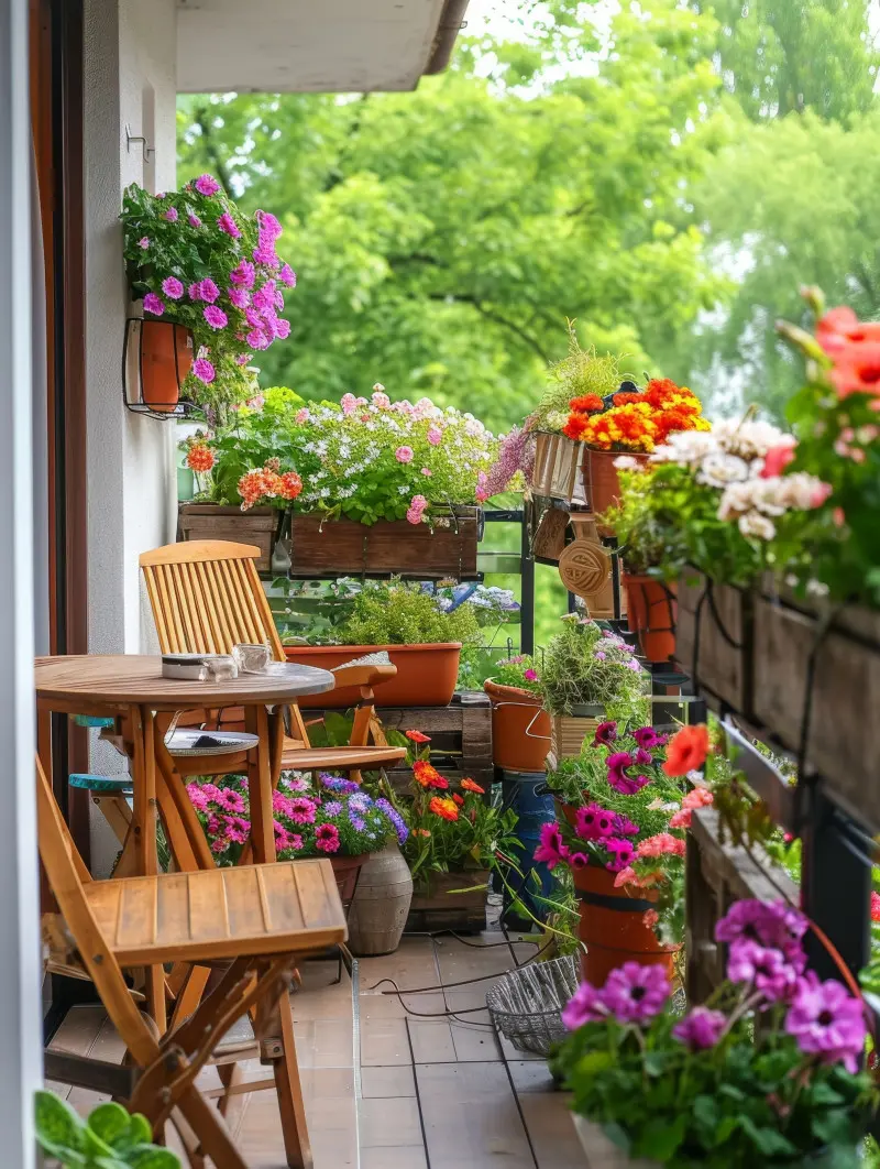 Wysiałam kilka paczek nasion i mam balkon jak z katalogu 