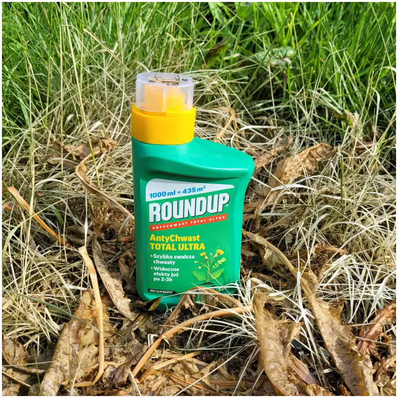 Test Roundupu w ogrodzie - podlewanie