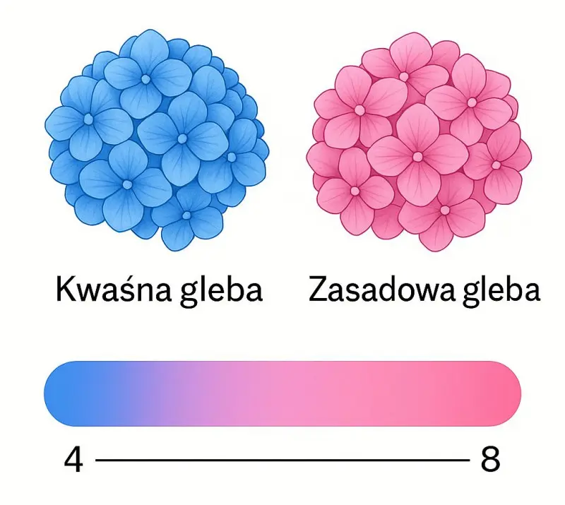 Jak pH gleby wpływa na kolor kwiatów hortensji?
