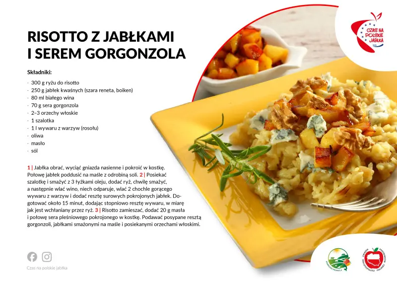 Risotto z jabłkami