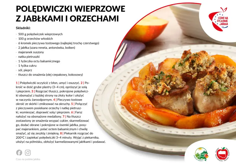 Polędwiczki z jabłkami