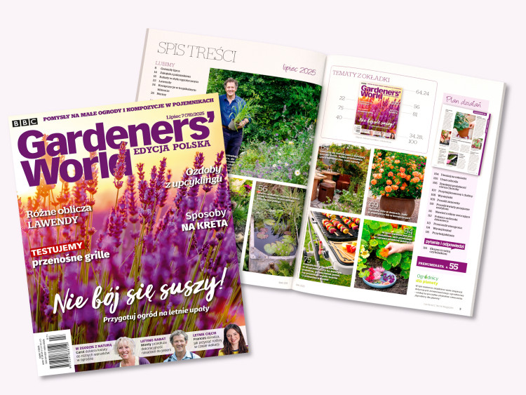 Lipiec w ogrodzie? Tylko z najnowszym magazynem Gardeners’ World