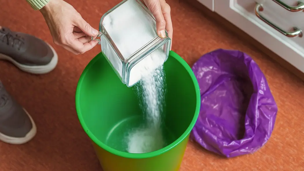 Domowy sposób na smród z kosza na śmieci