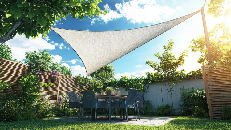 Zrobiłam cień w najgorętszym miejscu ogrodu – wystarczyła chwila. Teraz tam najchętniej siedzę