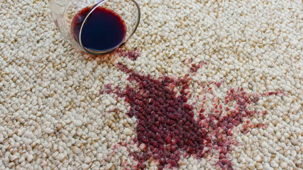 Znowu rozlałeś czerwone wino na dywan