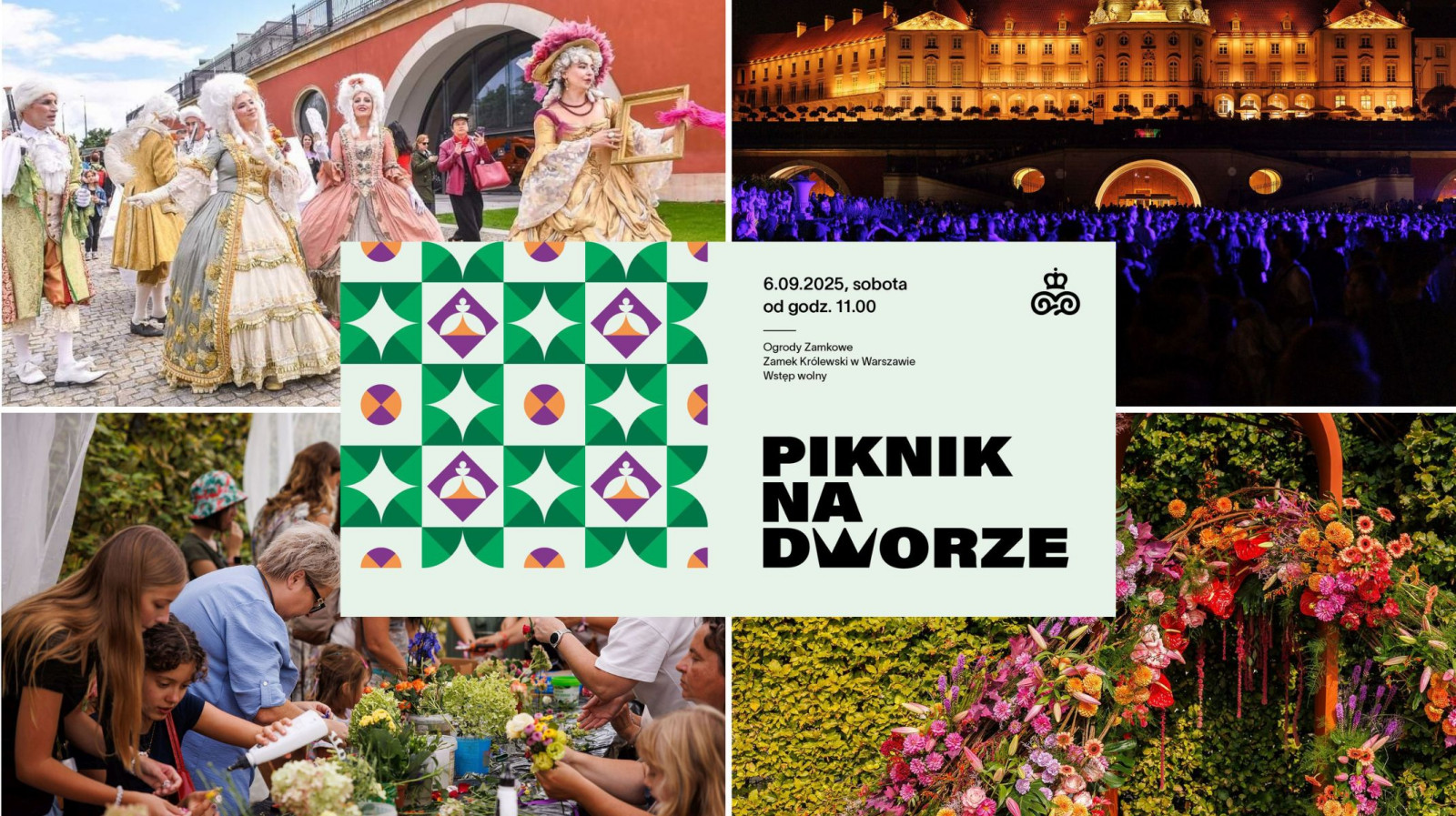 Piknik na dworze. Co będzie się działo 6 września w ogrodach Zamkowych w Warszawie?